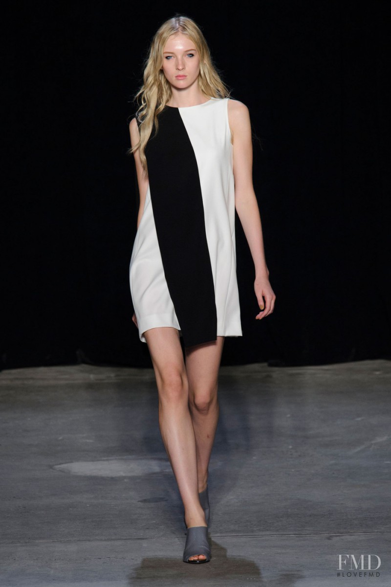 Nastya Sten featured in  the Narciso Rodriguez fashion show for Spring/Summer 2015