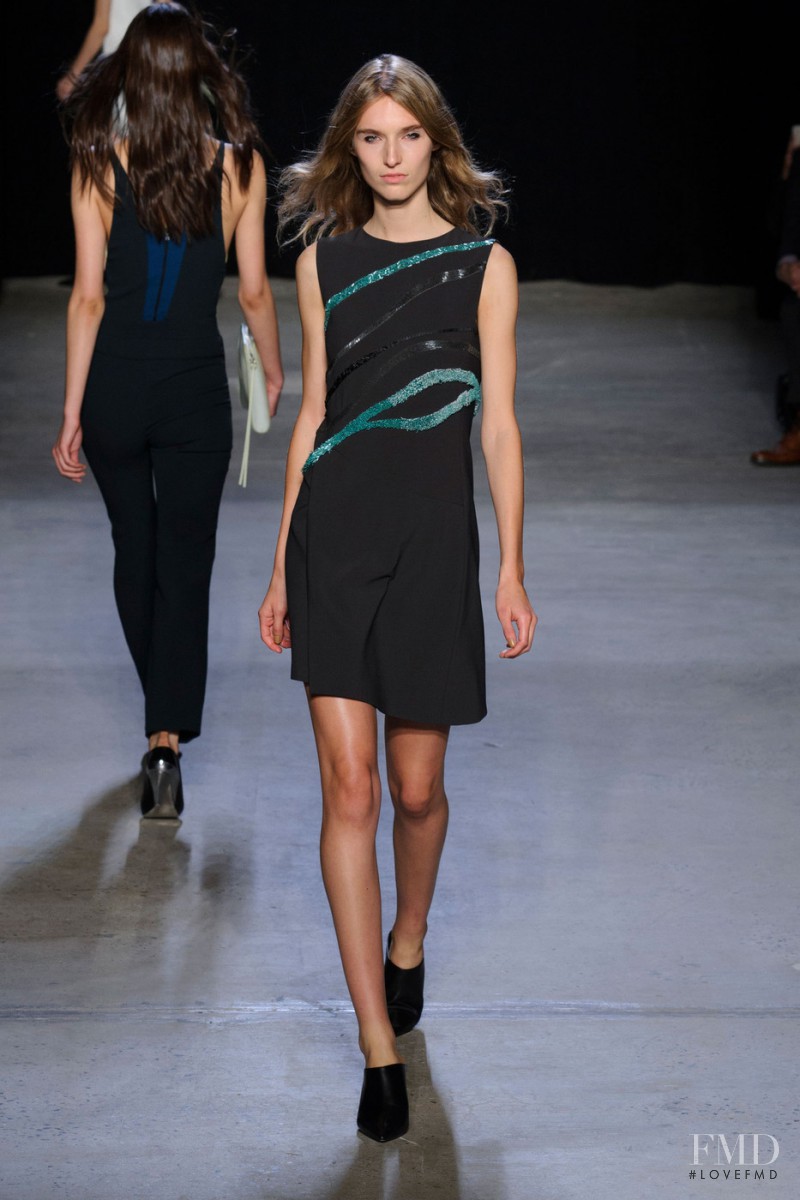 Manuela Frey featured in  the Narciso Rodriguez fashion show for Spring/Summer 2015
