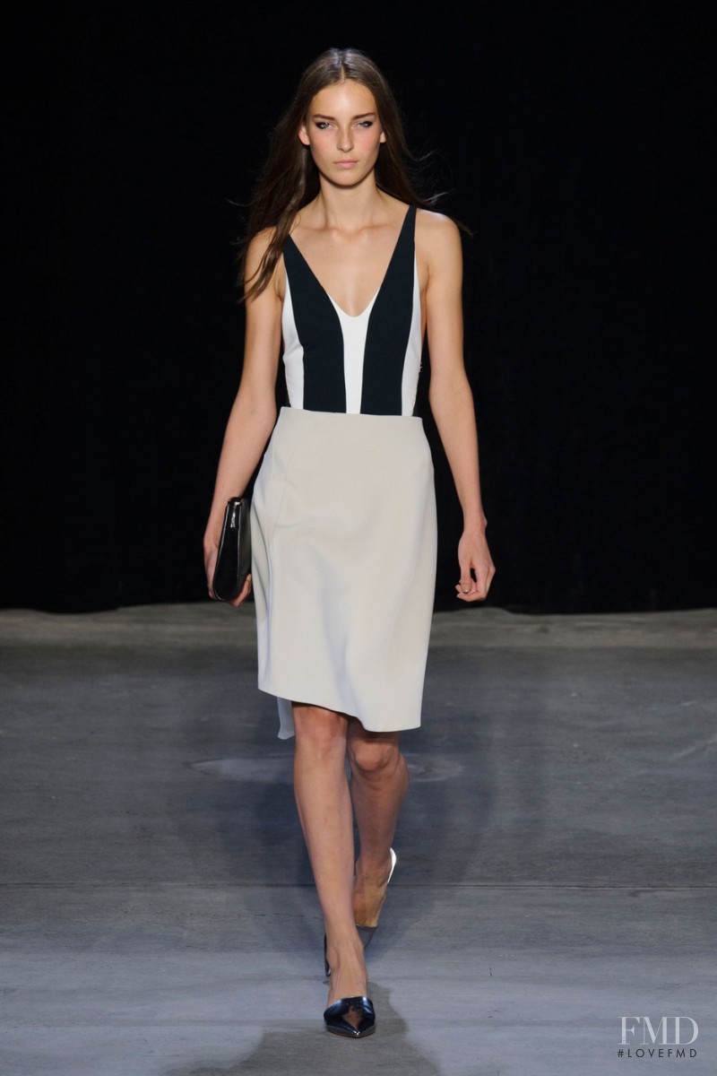 Julia Bergshoeff featured in  the Narciso Rodriguez fashion show for Spring/Summer 2015