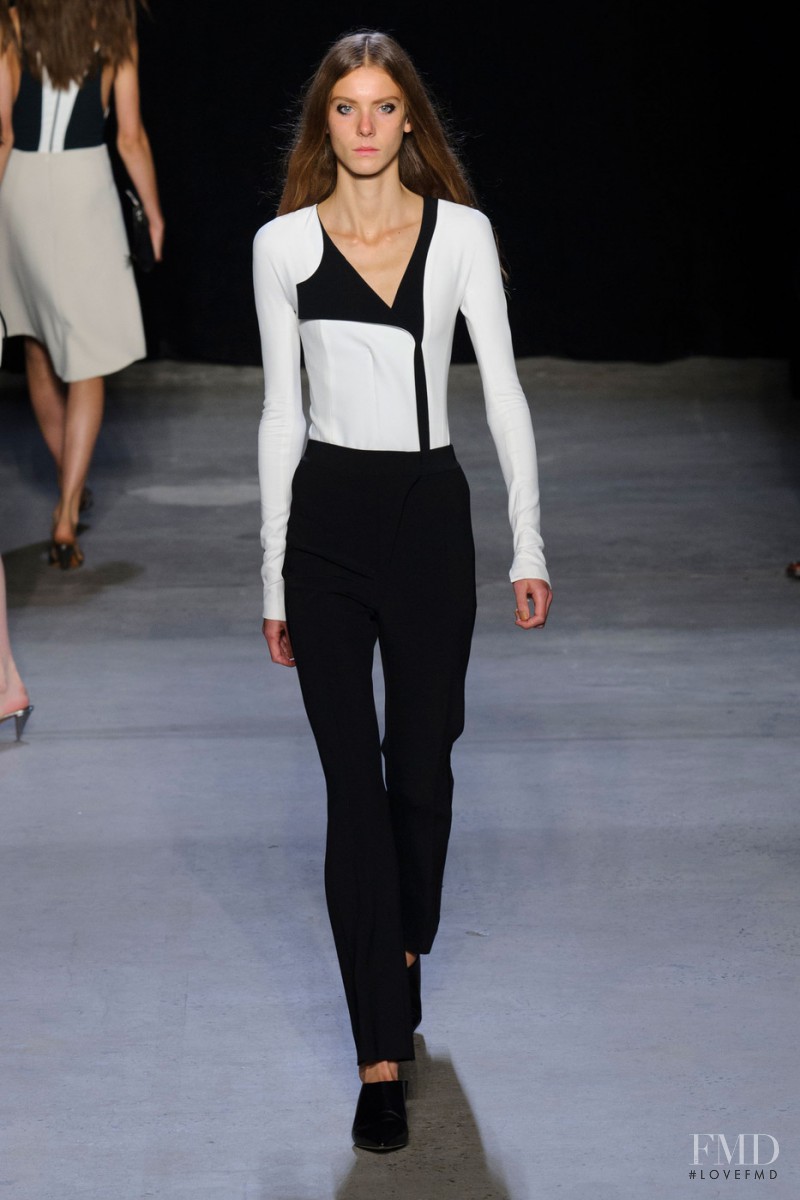 Phillipa Hemphrey featured in  the Narciso Rodriguez fashion show for Spring/Summer 2015