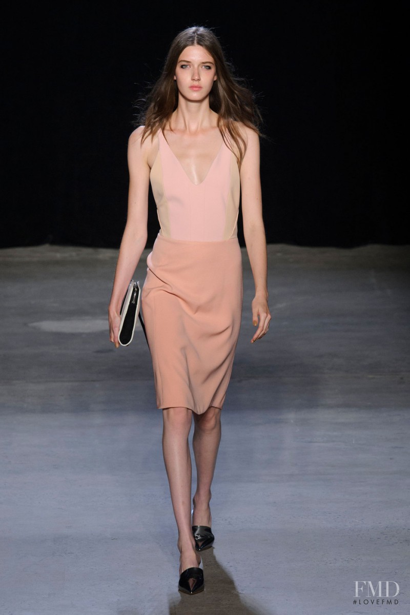 Josephine van Delden featured in  the Narciso Rodriguez fashion show for Spring/Summer 2015