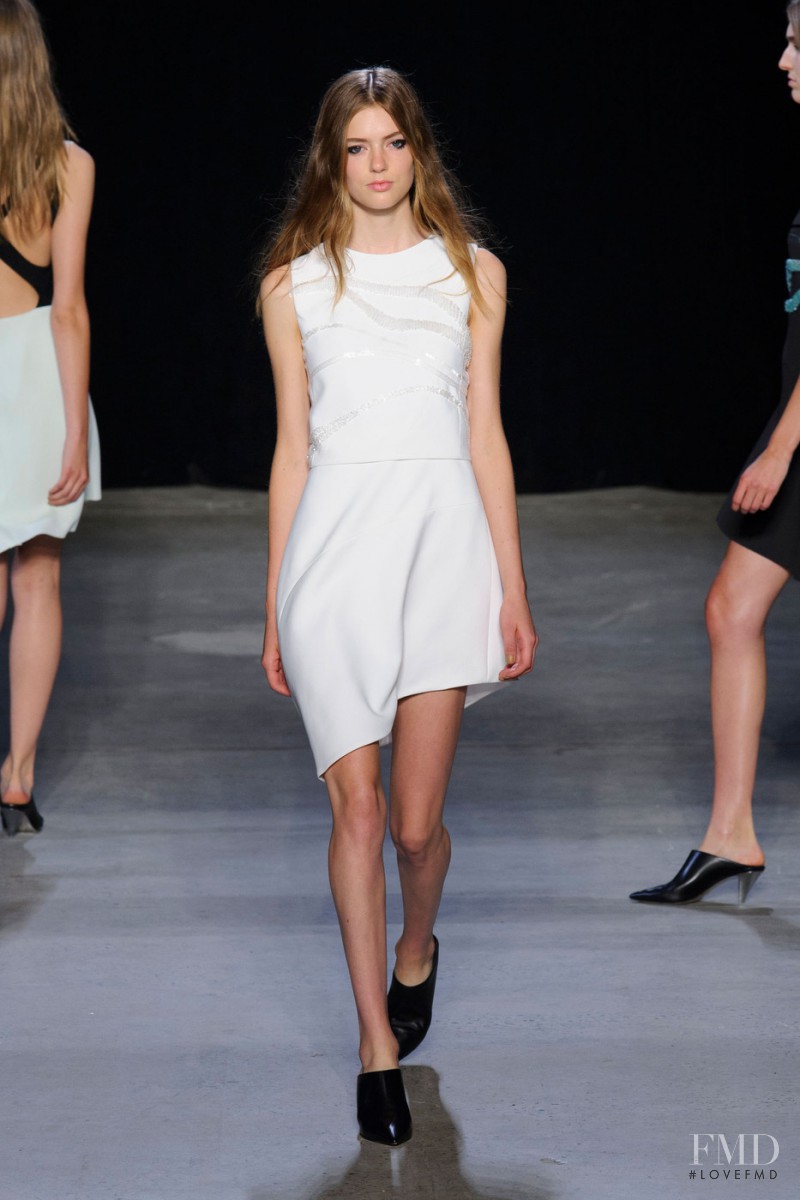 Emmy Rappe featured in  the Narciso Rodriguez fashion show for Spring/Summer 2015