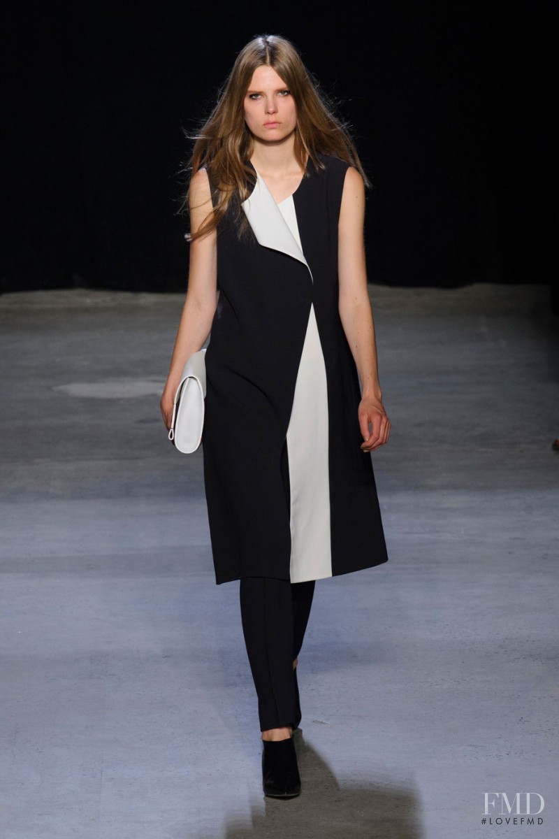 Caroline Brasch Nielsen featured in  the Narciso Rodriguez fashion show for Spring/Summer 2015