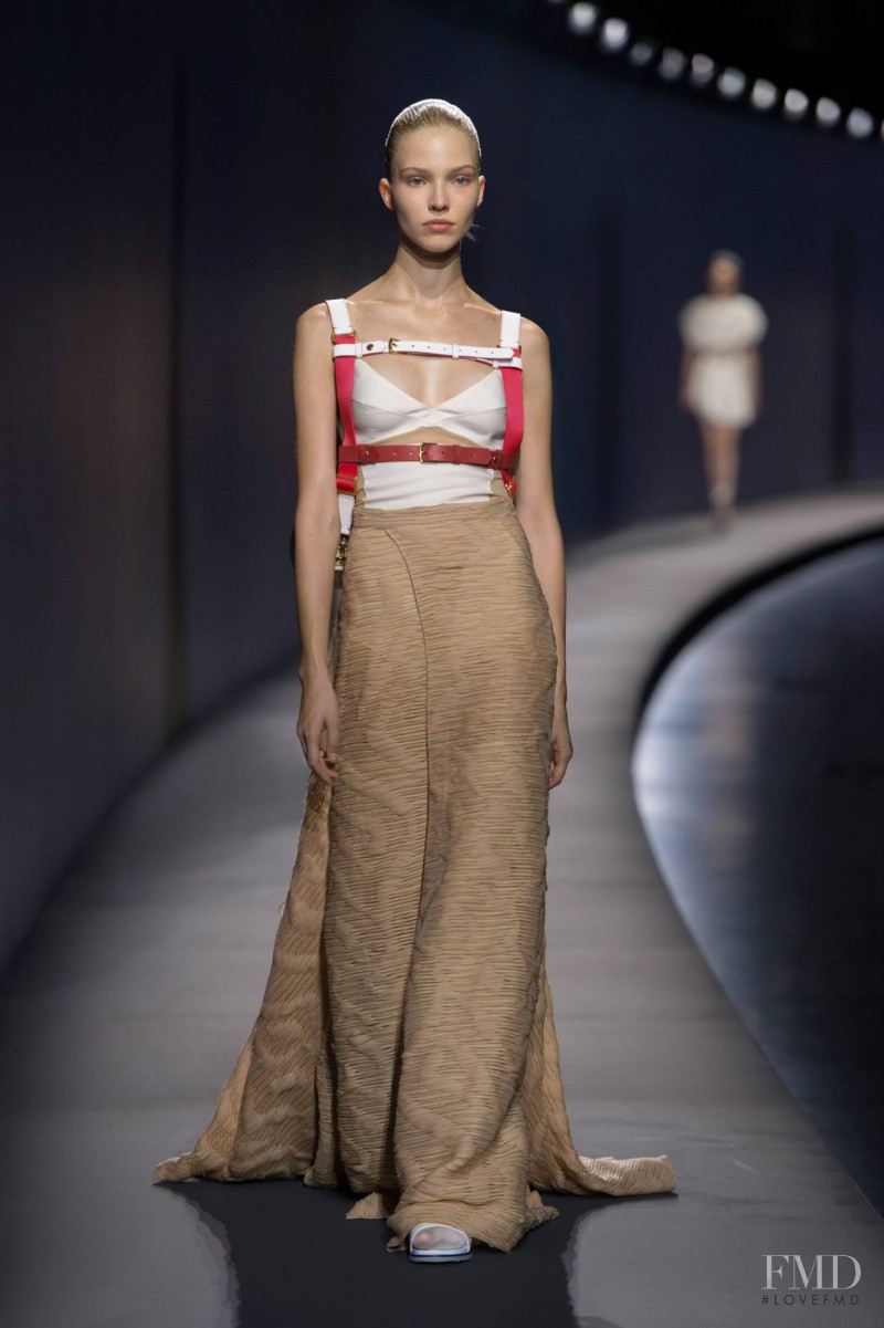 Sasha Luss featured in  the Vionnet fashion show for Spring/Summer 2015