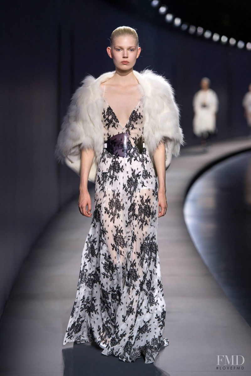 Ola Rudnicka featured in  the Vionnet fashion show for Spring/Summer 2015