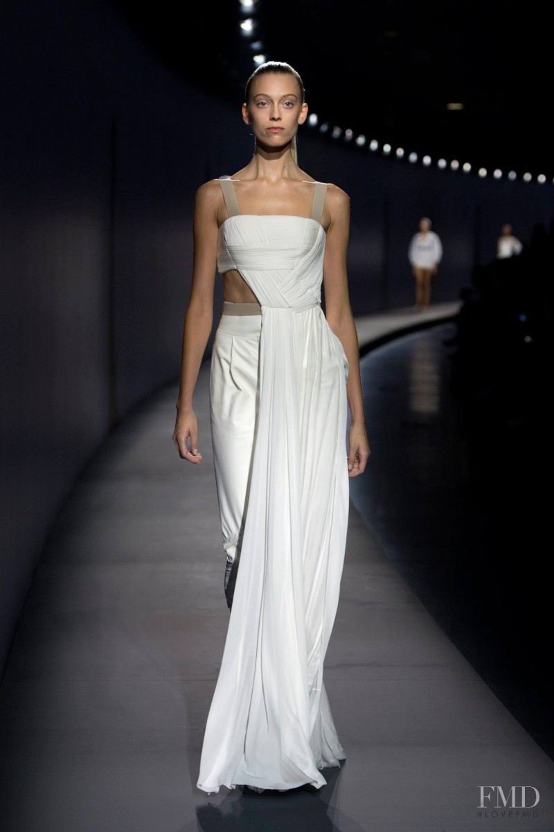 Anna Zanovello featured in  the Vionnet fashion show for Spring/Summer 2015