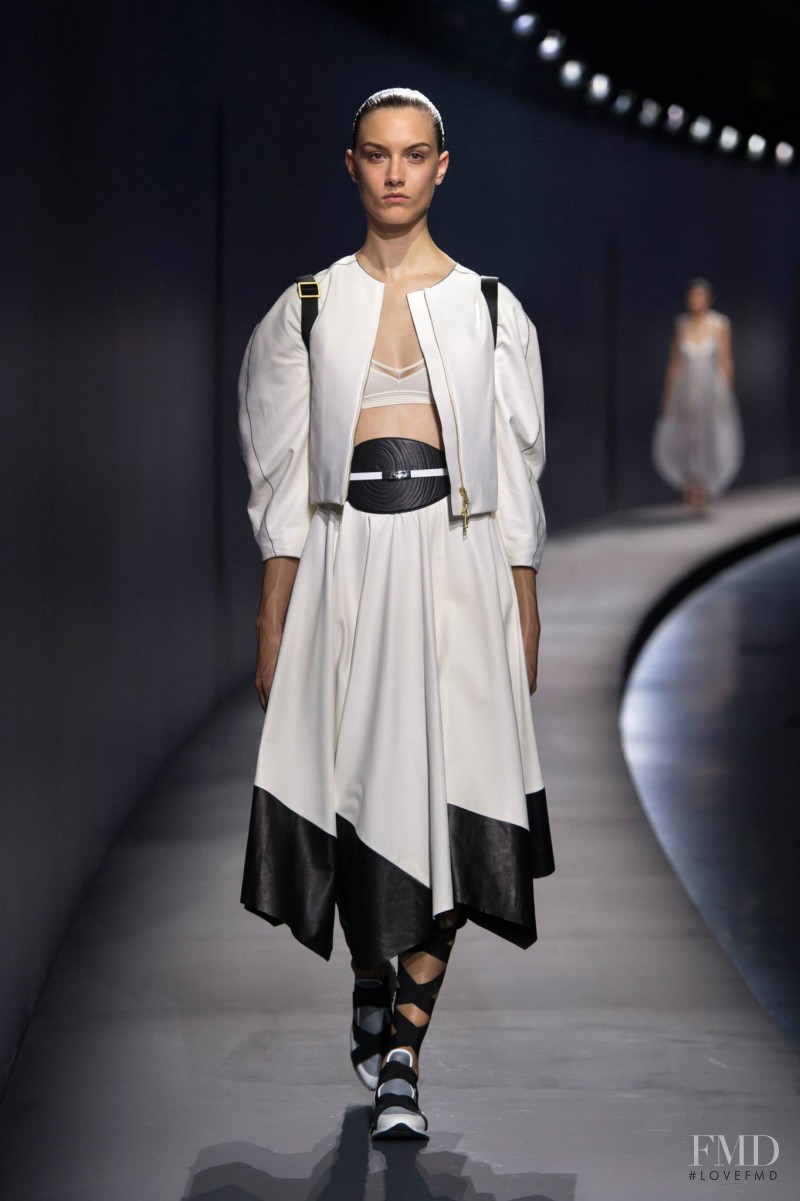 Ronja Furrer featured in  the Vionnet fashion show for Spring/Summer 2015