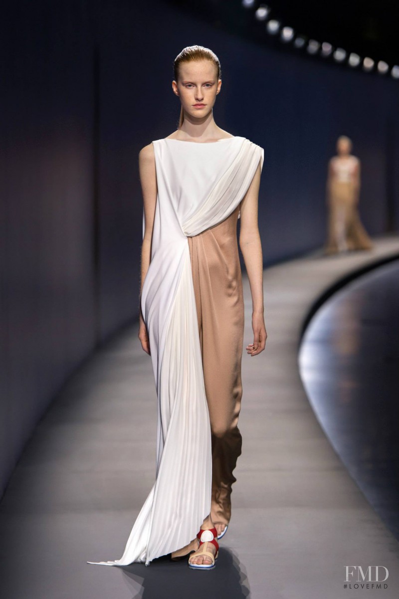 Magdalena Jasek featured in  the Vionnet fashion show for Spring/Summer 2015