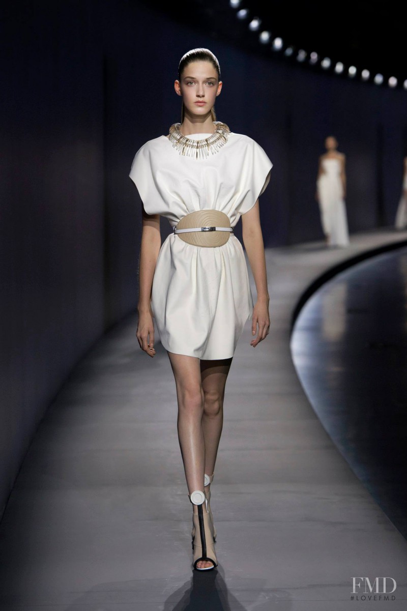 Josephine van Delden featured in  the Vionnet fashion show for Spring/Summer 2015