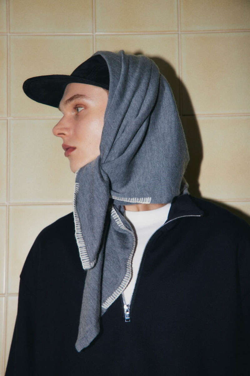 Luke Clod featured in  the Cinoh lookbook for Autumn/Winter 2025