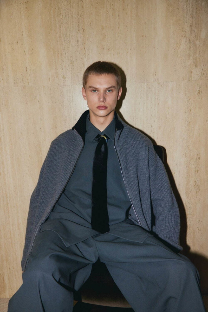 Luke Clod featured in  the Cinoh lookbook for Autumn/Winter 2025