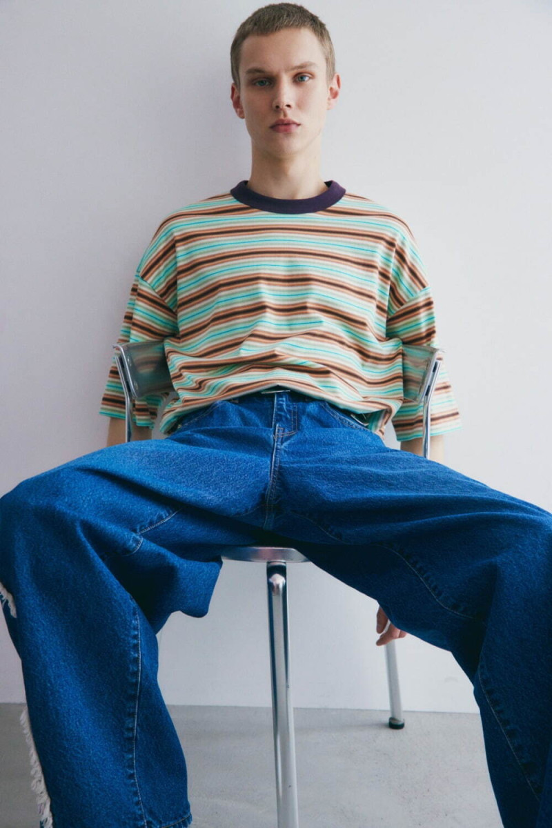 Luke Clod featured in  the Cinoh lookbook for Autumn/Winter 2025