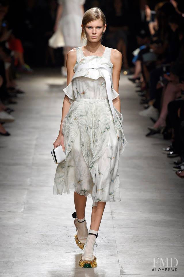 Alexandra Elizabeth Ljadov featured in  the Rochas fashion show for Spring/Summer 2015