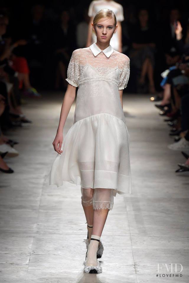 Nastya Sten featured in  the Rochas fashion show for Spring/Summer 2015