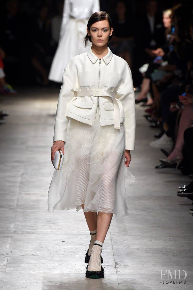 Kinga Rajzak featured in  the Rochas fashion show for Spring/Summer 2015