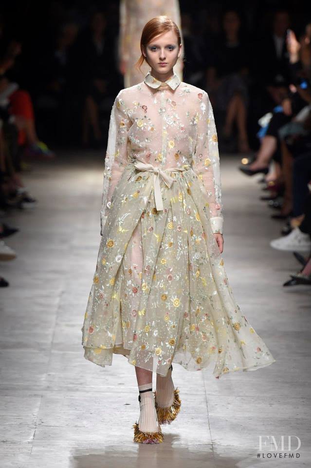 Madison Stubbington featured in  the Rochas fashion show for Spring/Summer 2015