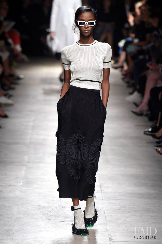 Riley Montana featured in  the Rochas fashion show for Spring/Summer 2015
