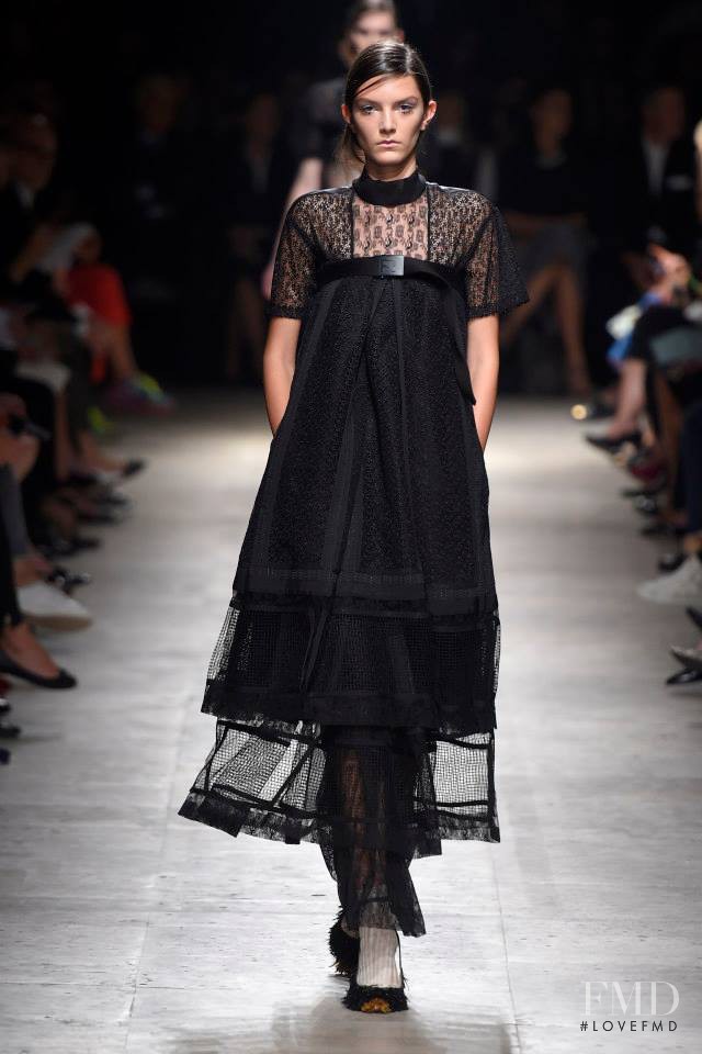 Natali Eydelman featured in  the Rochas fashion show for Spring/Summer 2015