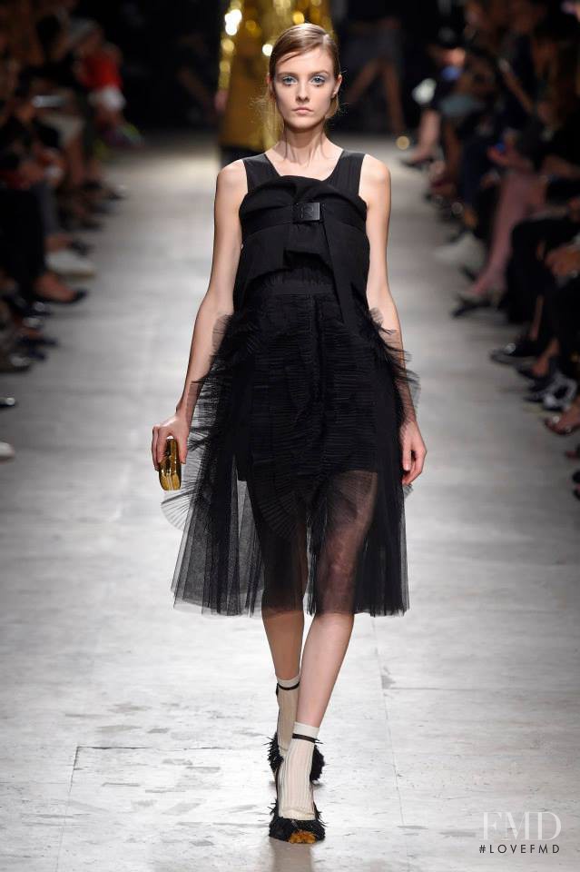 Morta Kontrimaite featured in  the Rochas fashion show for Spring/Summer 2015