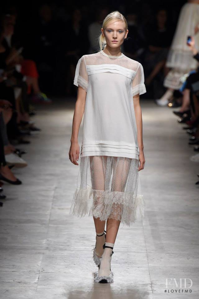 Maja Salamon featured in  the Rochas fashion show for Spring/Summer 2015