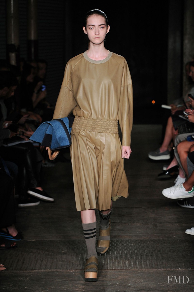 Kasia Jujeczka featured in  the Joseph fashion show for Spring/Summer 2015