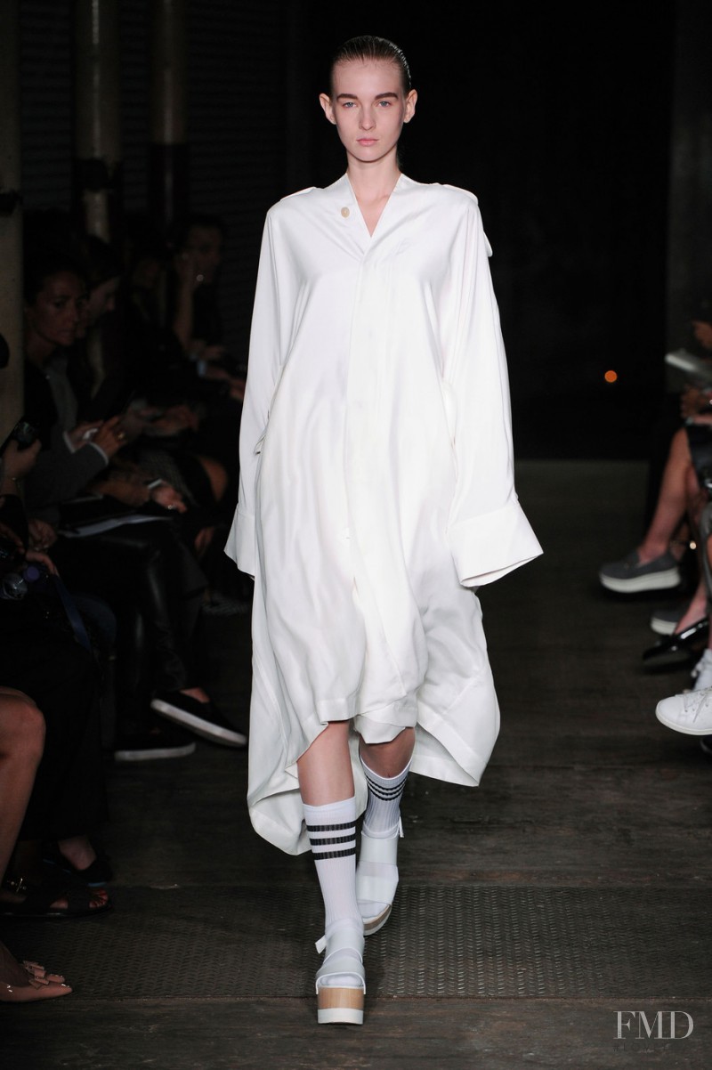 Nastya Sten featured in  the Joseph fashion show for Spring/Summer 2015