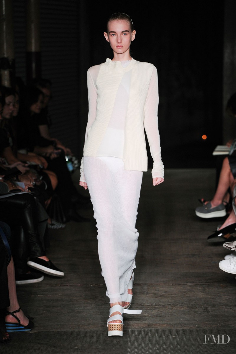 Nastya Sten featured in  the Joseph fashion show for Spring/Summer 2015