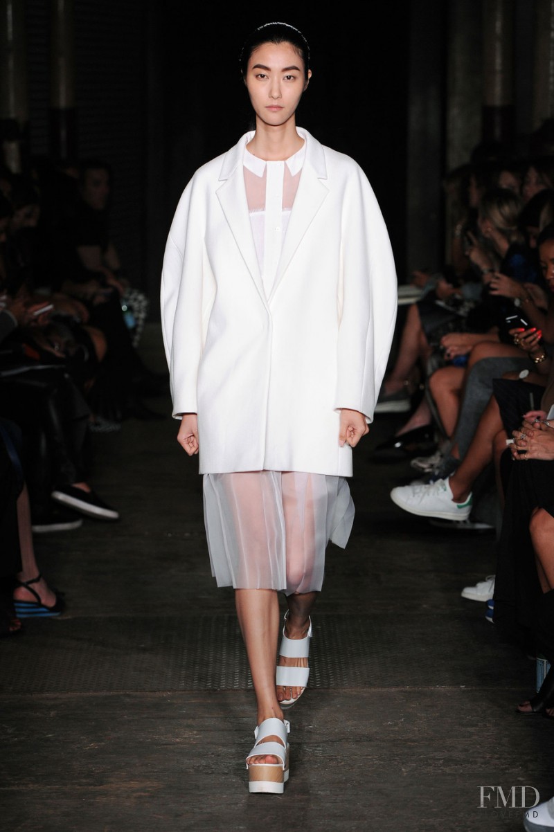 Ji Hye Park featured in  the Joseph fashion show for Spring/Summer 2015