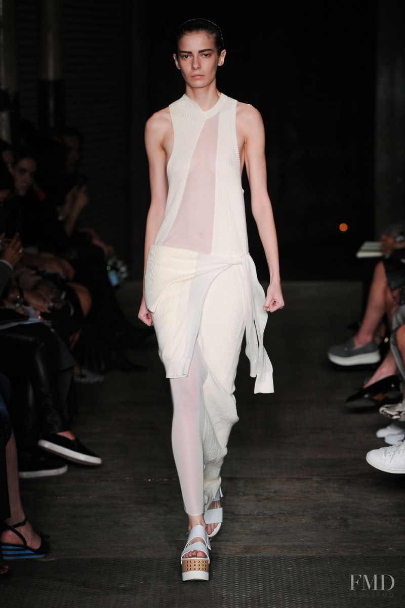 Dasha Denisenko featured in  the Joseph fashion show for Spring/Summer 2015