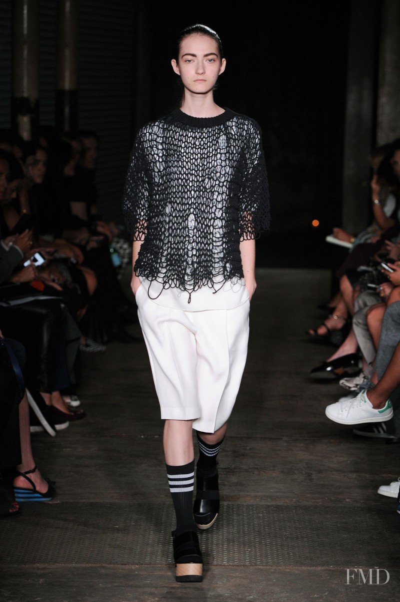 Kasia Jujeczka featured in  the Joseph fashion show for Spring/Summer 2015