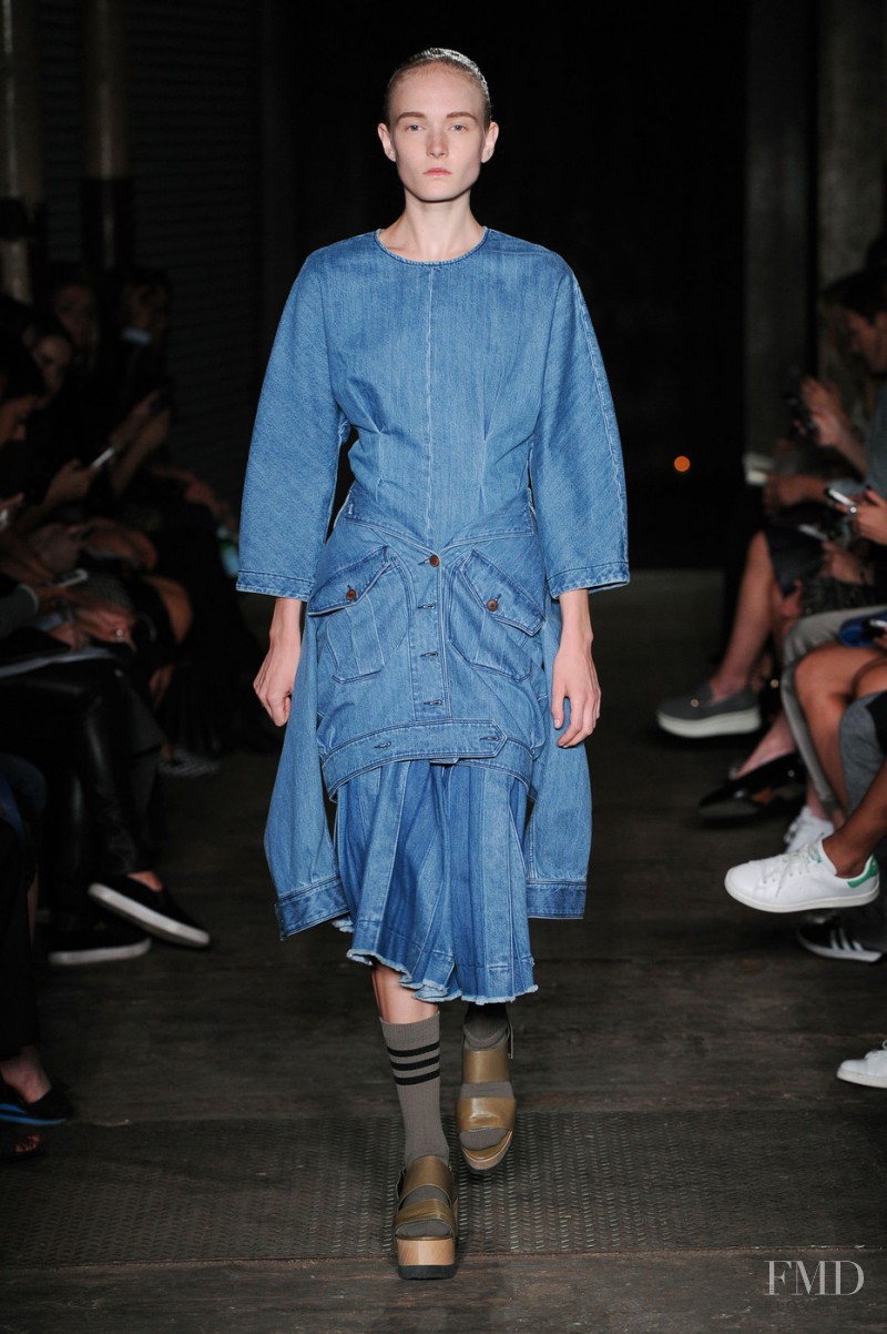 Maja Salamon featured in  the Joseph fashion show for Spring/Summer 2015