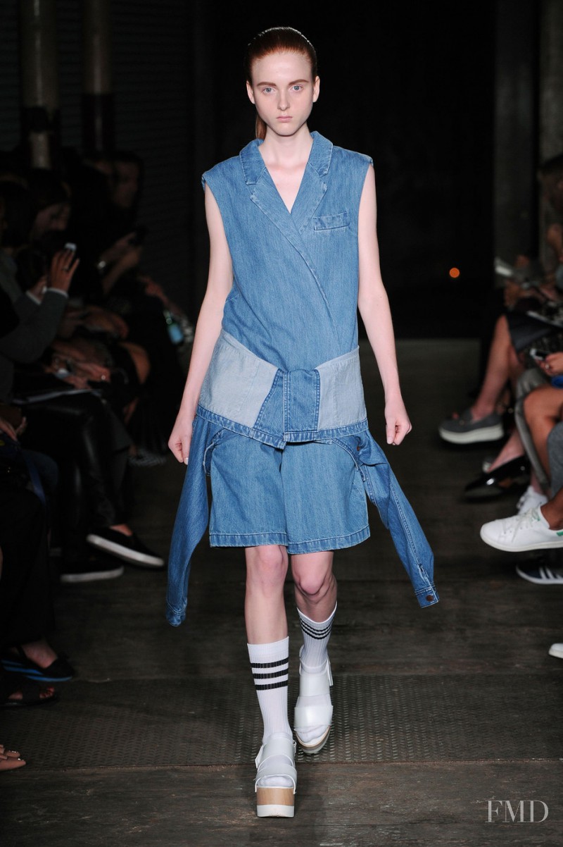 Madison Stubbington featured in  the Joseph fashion show for Spring/Summer 2015