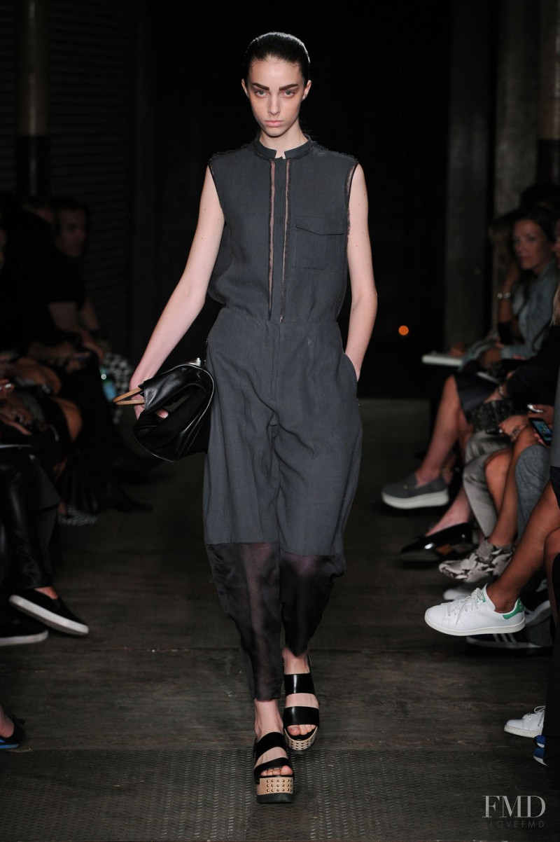 Larissa Marchiori featured in  the Joseph fashion show for Spring/Summer 2015