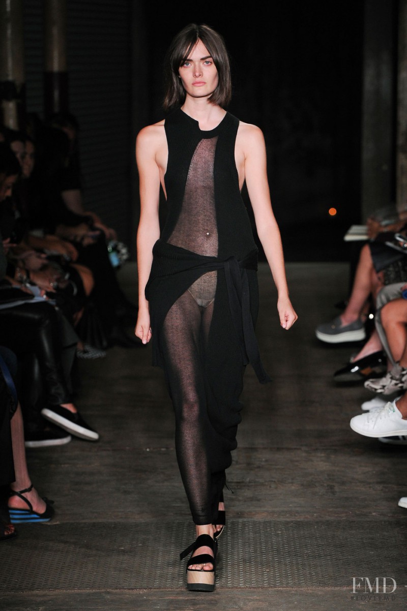 Sam Rollinson featured in  the Joseph fashion show for Spring/Summer 2015