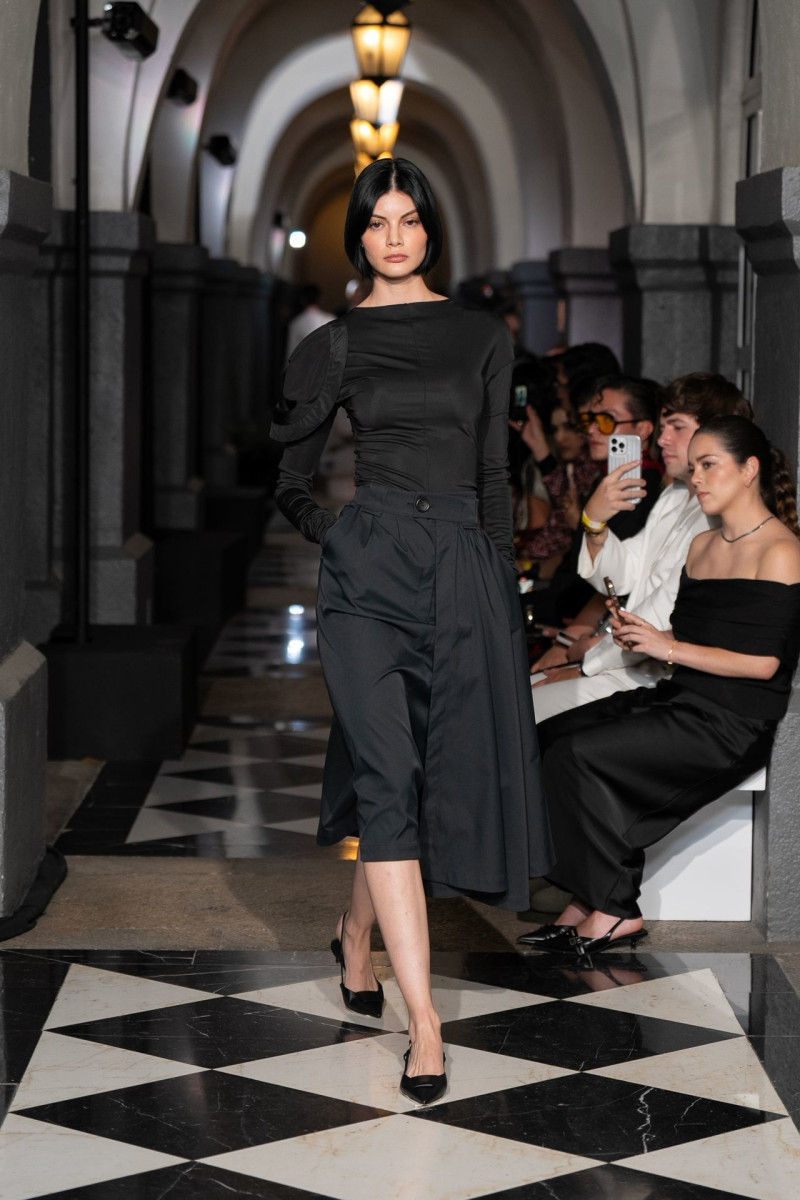 Miranda Flores featured in  the Abel Lopez fashion show for Autumn/Winter 2025
