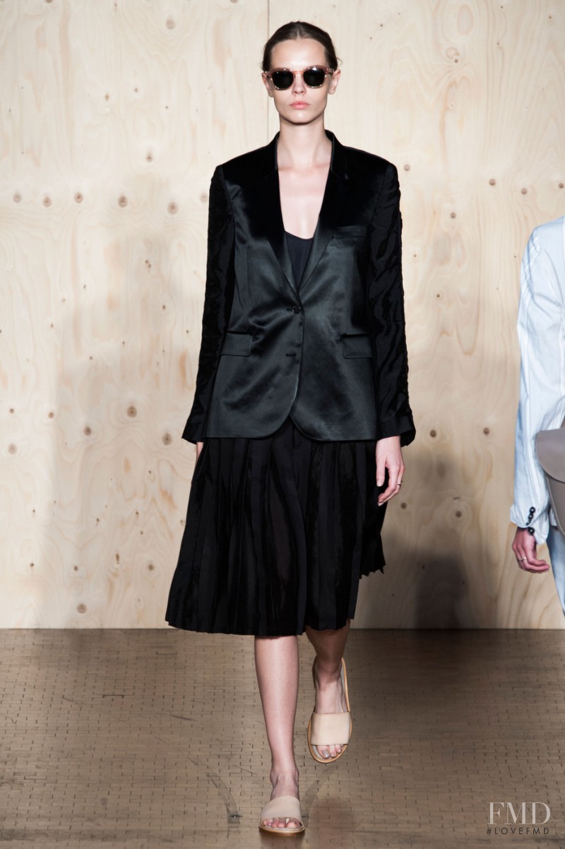 Mina Cvetkovic featured in  the Paul Smith fashion show for Spring/Summer 2015