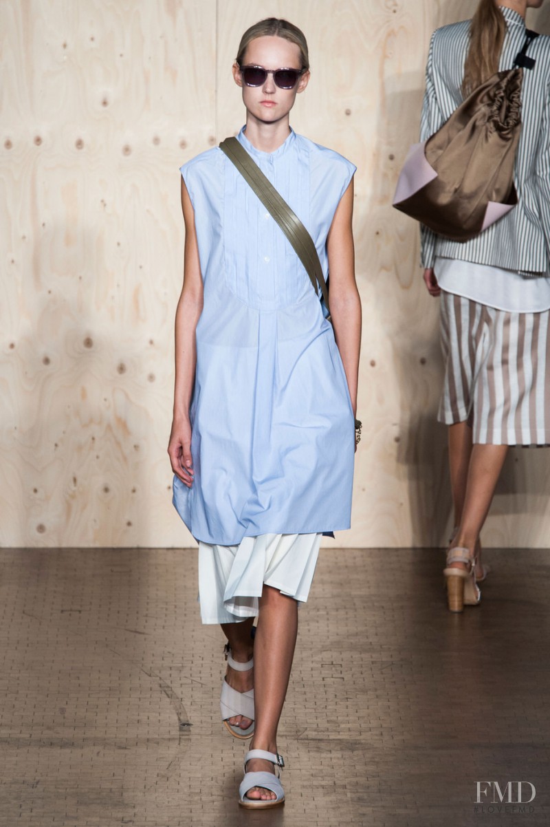 Harleth Kuusik featured in  the Paul Smith fashion show for Spring/Summer 2015