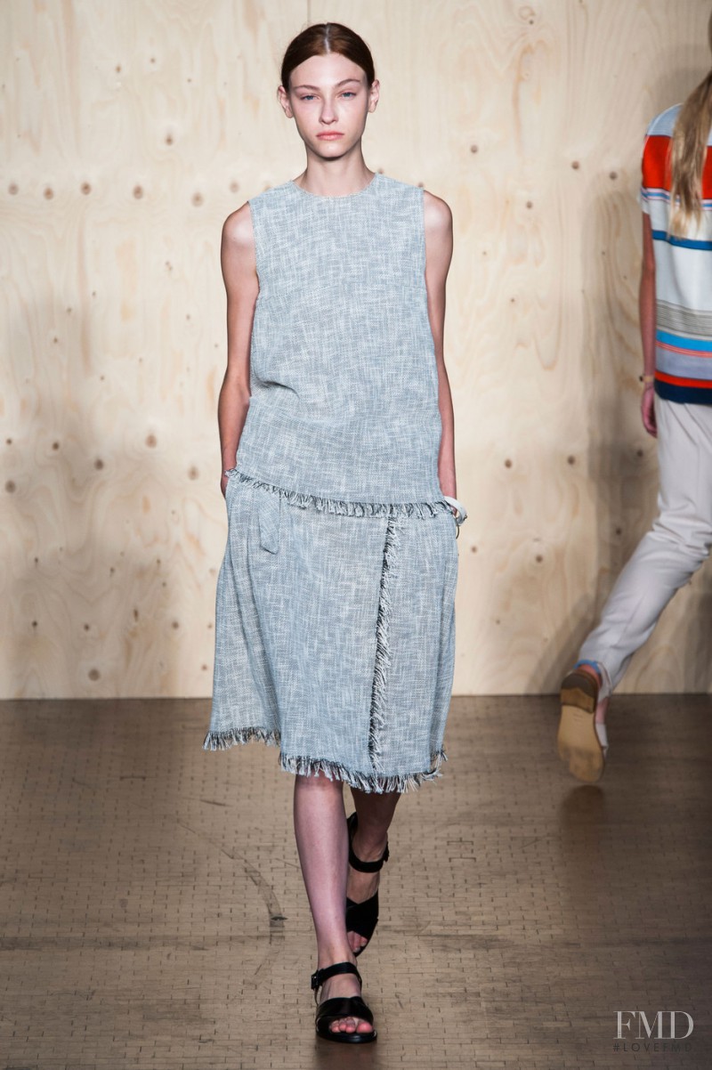 Lera Tribel featured in  the Paul Smith fashion show for Spring/Summer 2015