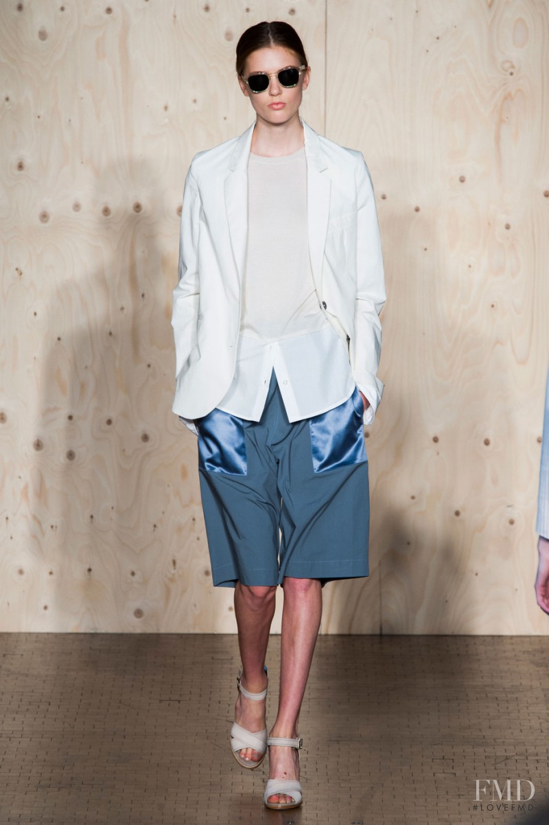 Emmy Rappe featured in  the Paul Smith fashion show for Spring/Summer 2015