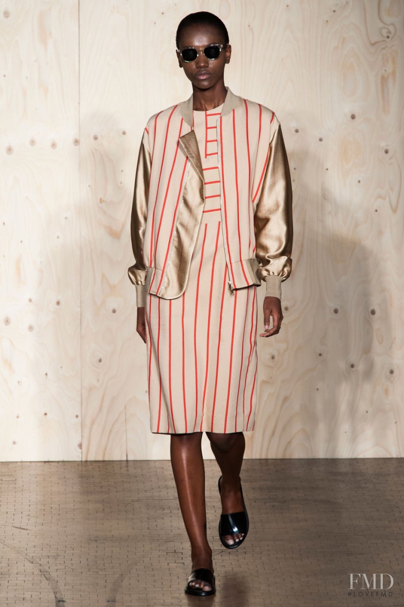 Herieth Paul featured in  the Paul Smith fashion show for Spring/Summer 2015