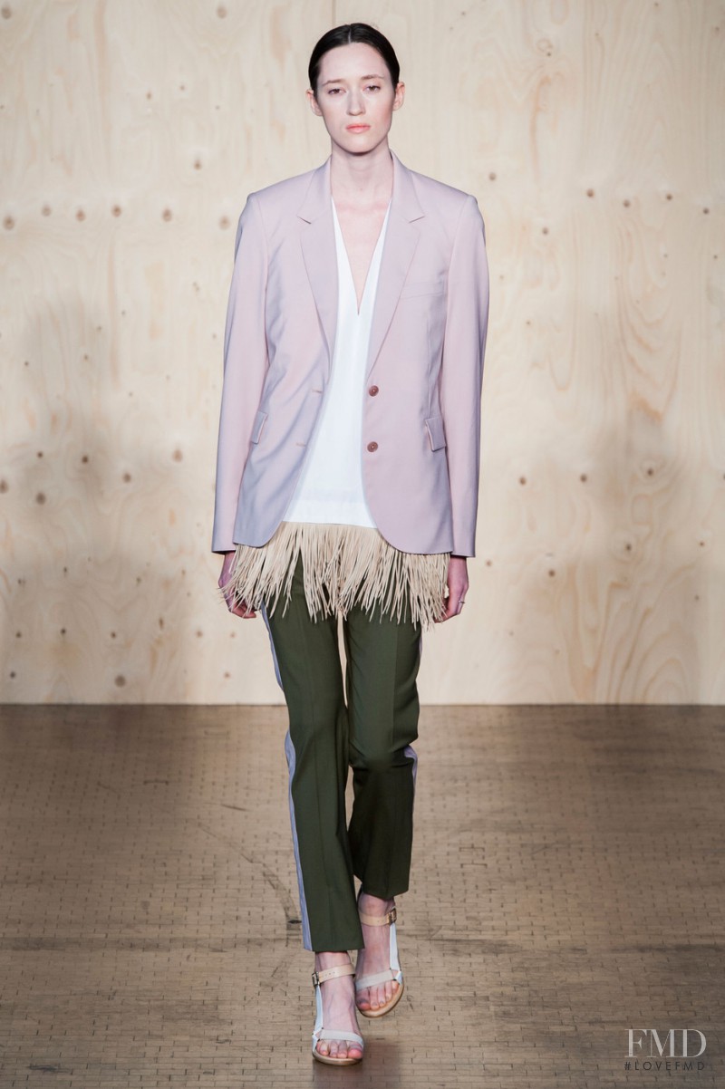 Helena Severin featured in  the Paul Smith fashion show for Spring/Summer 2015