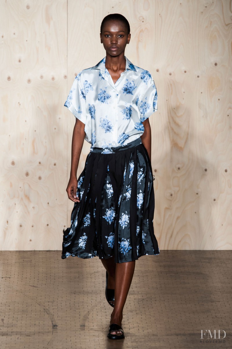 Herieth Paul featured in  the Paul Smith fashion show for Spring/Summer 2015