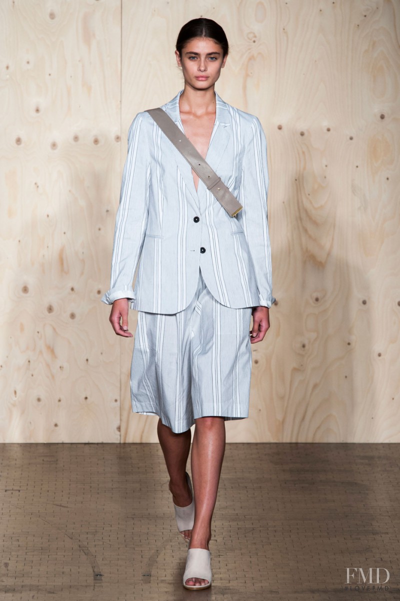 Taylor Hill featured in  the Paul Smith fashion show for Spring/Summer 2015