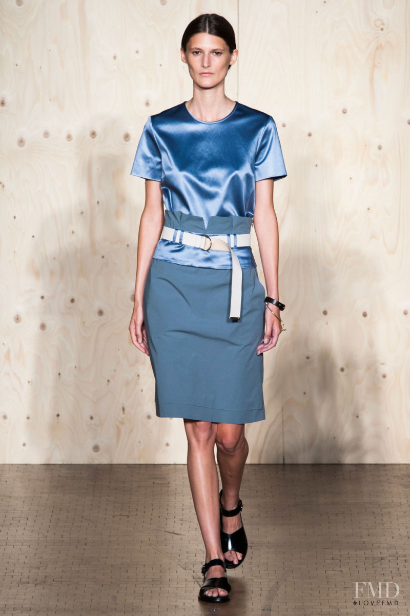 Marie Piovesan featured in  the Paul Smith fashion show for Spring/Summer 2015