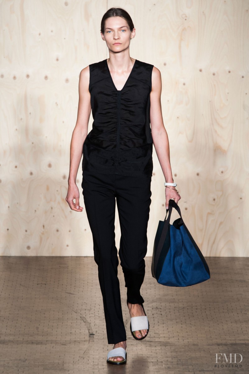 Karolin Wolter featured in  the Paul Smith fashion show for Spring/Summer 2015
