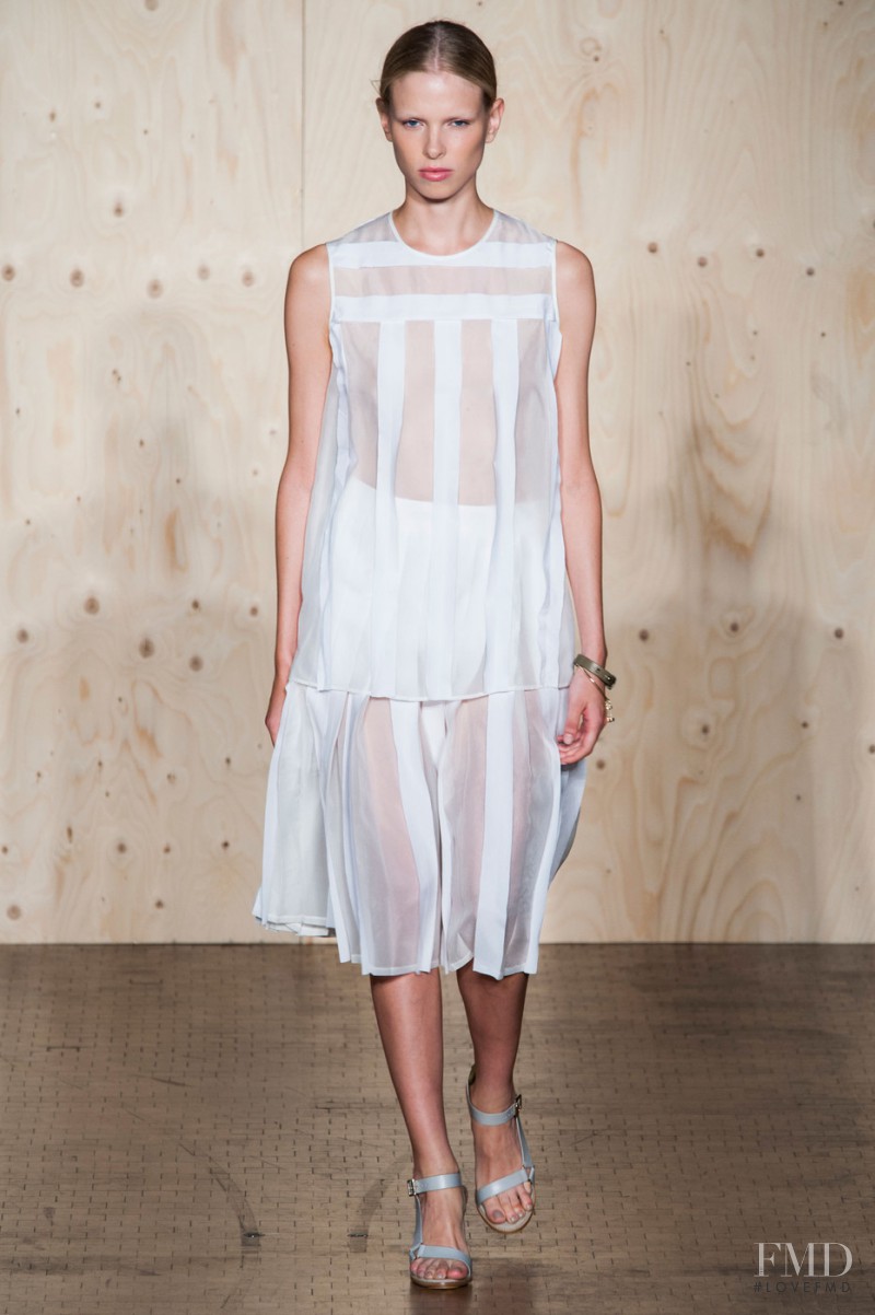 Lina Berg featured in  the Paul Smith fashion show for Spring/Summer 2015