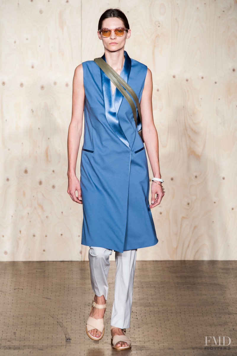 Karolin Wolter featured in  the Paul Smith fashion show for Spring/Summer 2015