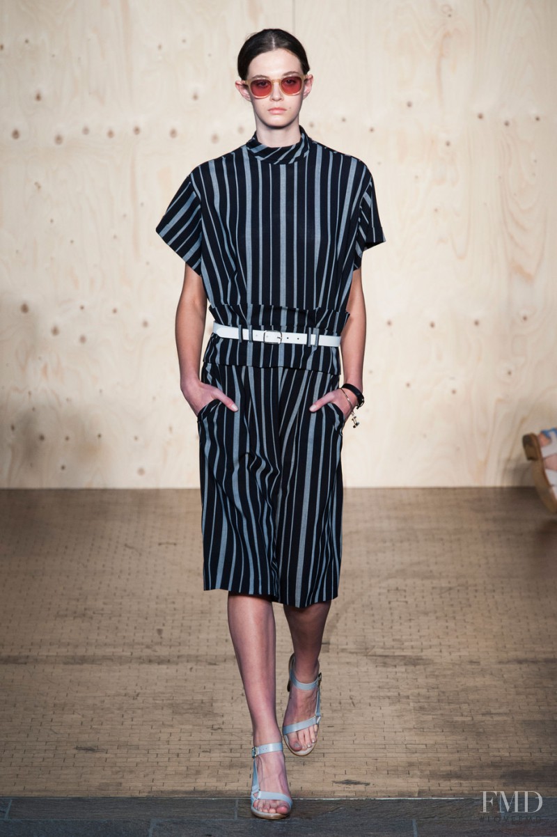 Marylou Moll featured in  the Paul Smith fashion show for Spring/Summer 2015