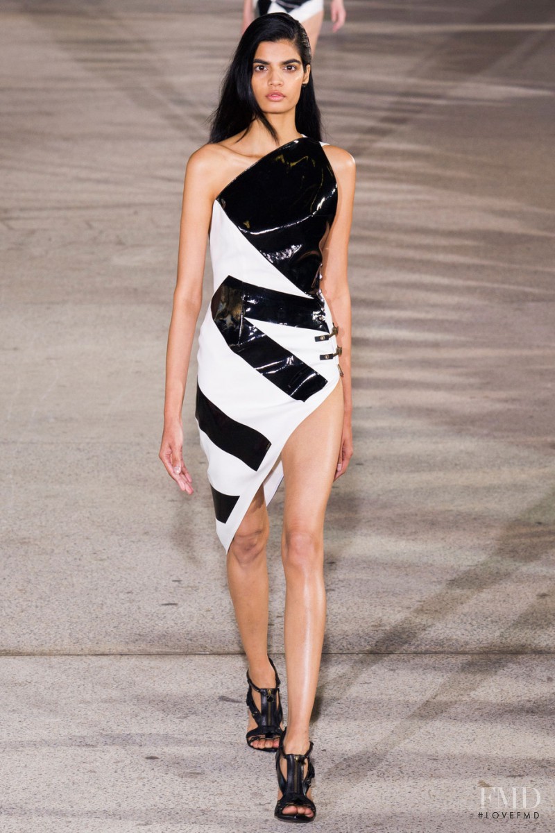 Bhumika Arora featured in  the Anthony Vaccarello fashion show for Spring/Summer 2015