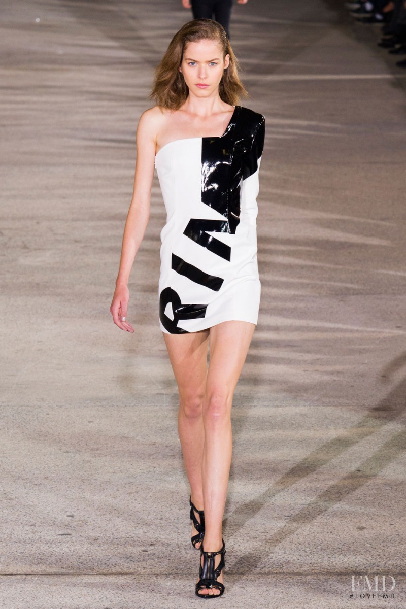 Alexandra Hochguertel featured in  the Anthony Vaccarello fashion show for Spring/Summer 2015